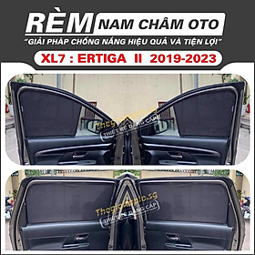 Rèm che nắng,chống tia UV bộ 4 cánh khung thép có nam châm hít cữa tự động tiện lợi dành cho oto