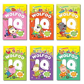 Wolfoo IQ Rèn Luyện Khả Năng Sáng Tạo Cùng Bé - Combo 6 Cuốn