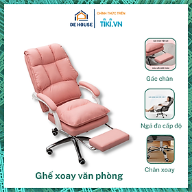 Mua Ghế Xoay Văn Phòng Thông Minh Ngả Lưng Thư Giãn - Ghế Giám Đốc Bọc Da - Ghế Máy Tính - Hàng Chính Hãng