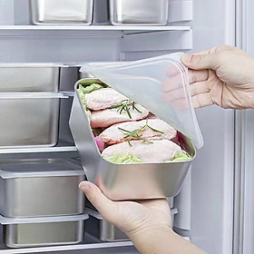 Mua Hộp Inox nắp nhựa đựng bảo quản thực phẩm đa dụng
