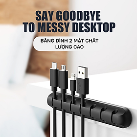 Mua Dụng cụ cố định dây sạc  dây điện bằng silicon dùng keo dán 2 mặt 3M  giao màu ngẫu nhiên