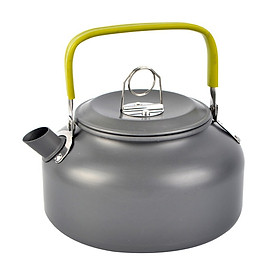 Camping Kettle Coffee Pot Aluminum Outdoor Hiking Kettle Camp Tea Kettle Portable Teapot Compact Lightweight With Silicon Handle