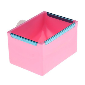 Pet Feeding Bowl Cross Fixed Design Plastic Boxes for Hamsters Small Animals