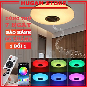 Mua Đèn led ốp trần thông minh ZATO trang trí phòng khách  phòng ngủ  phòng ăn tích hợp loa bluetooth điều khiển qua App  remote