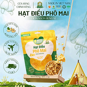 Hạt Điều Phô Mai Bà Tư Bình Phước 65gr – Giòn tan, béo ngậy, bùng vị phô mai thơm ngon