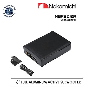 Bộ Loa SUB Siêu Trầm Trên Xe Ô Tô Thương Hiệu NAKAMICHI NBF20.0A - HÀNG NHẬP KHẨU