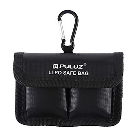 Túi Đựng Pin Máy Ảnh Chất Liệu PVC Puluz Lipo (12.2cm x 8.7cm) - Đen