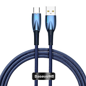 Cáp sạc nhanh 100W Baseus Glimmer Series Fast Charging Data Cable USB to