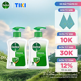 Combo 2 nước rửa tay diệt khuẩn Dettol 250G