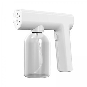 2X Nano Atomizing Disinfection Sanitizer Sprayer Gun Fogger Cordless 300ML White