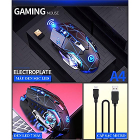 Mua Chuột không dây chuyên game pin sạc YINDIAO A4 Led 7 màu