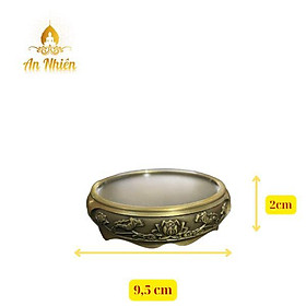 Lư Xông Trầm Hương PHƯƠNG BẢO ÂN - Đỉnh Đốt Nhang - Đồ Thờ Cúng Lư Hợp Kim Đồng thánh hoả Dầu Thơm Phòng Dầu Thơm trung trầm Nước Hoa tượng gỗ