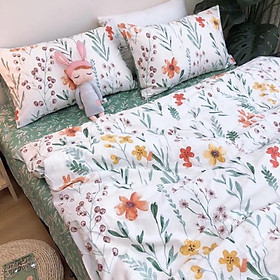 Set Cotton Living 100% Cotton Hàng Nhập Khẩu Cao Cấp Hoa Nhí