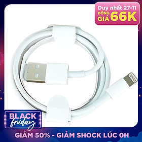 Cáp sạc nhanh cho iPhone 5 6 7 8 Dài 1m Trắng