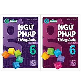 Sách - Ngữ Pháp Tiếng Anh Nâng Cao Lớp 6 - Combo 2 Tập - Megabook