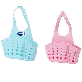 Bộ 2 Giỏ Nhựa Treo Đồ Bồn Rửa Chén - Màu ngẫu nhiên Milliken NL-3131