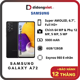 Điện Thoại Samsung Galaxy A72 (8GB/256GB) - Hàng Chính Hãng