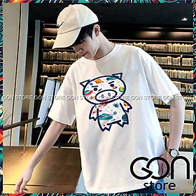 Áo thun tay lỡ nam nữ giá rẻ form rộng freesize  unisex - G10