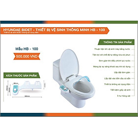 Mua Nắp Vệ Sinh Thông Minh Cơ HB100