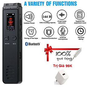 Mua Quà Tặng Kèm - Máy Ghi Âm Chuyên Nghiệp GA996 Bộ Nhớ 32Gb Dung Lượng Pin 350mAh Có Loa Ngoài  Kết Nối Bluetooth  Đặt Mật Khẩu Bảo Vệ. Digital Voice Recorder Rechargeable Tape Dictaphone Recorder for Lectures  Meetings  Interviews With TFT Display