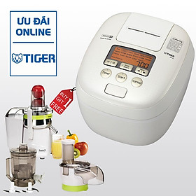Mua MUA 1 TẶNG 1 Nồi cơm điện tử cao tần áp suất kép Tiger 3 trong 1 JPT-H10S(1.0L) NHẬN 1 MÁY ÉP ĐA NĂNG KUVINGS NJM-9010GR - Hàng chính hãng