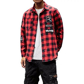 Áo sơ mi caro sơ mi flannel áo khoác nam nữ flannel caro in cực chất nhiều mẫu