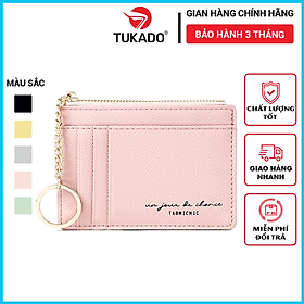 Hình ảnh Ví Nữ Ngắn Mini Thời Trang Chính Hãng TAILIAN Nhỏ Gọn Nhiều Ngăn Đựng Tiền Da Cao Cấp Cực Đẹp Giá Rẻ TM13 - Tukado