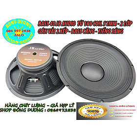 Mua CỦ LOA BASS 40 JB AUDIO - TỪ 180 COIL 51MM - KHUNG SẮT - GÂN VẢI 3 XẾP - TIẾNG CỰC SÁNG - CỦ LOA RỜI