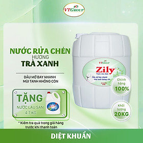 Nước rửa chén can 20kg - Tặng 1 lau sàn 4.7kg