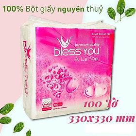 Khăn Ăn Cao Cấp Bless You À La Vie 100 Tờ Khăn Giấy Để Bàn tiệc