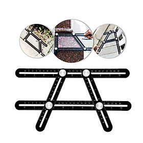 Multifunctional Abs Live Four-Square Ruled Plastic Activity Four-Fold Ruler
