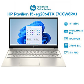 Hình ảnh Laptop HP Pavilion 15-eg2064TX 7C0W8PA (i5-1235U | 8GB | 256GB | VGA MX550 2GB | 15.6' FHD | Win 11) Hàng chính hãng