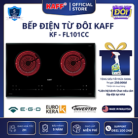 Mua Bếp âm hồng ngoại đôi nhập khẩu Malaysia KAFF KF-FL101CC - Hàng chính hãng