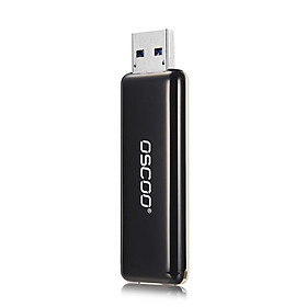 OSCOO USB 3.0 Type-C 64G Flash Drive tốc độ cao Thay thế đĩa U cho máy tính điện thoại thông minh Type-C MacBook mới-Màu Đen & Bạc-Size