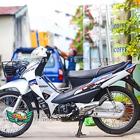 Tem rời Wave A 100cc  HP4 trắng
