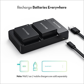 Mua Bộ 2 pin và đế sạc kép RAVPower RP-BC023 tương thích Fujifilm NP-W126S  FinePix X-A5 ...  - Hàng Chính Hãng