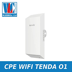 CPE wifi ngoài trời Tenda O1 Chính hãng (2.4 GHz 8dBi, khoảng cách 500 MÉT ) - Hàng Chính Hãng