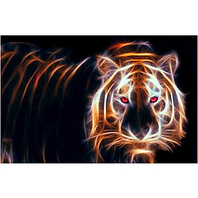 Diamond Cross Stitch 5D Diamond Painting Full Of Diamonds Tiger E629