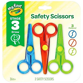 Bộ 3 Kéo An Toàn My First Crayola Safety Scissors - Crayola 811458