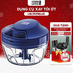 Mua Dụng cụ xay tỏi ớt  thực phẩm Lebenlang LBL3939 lưỡi xay inox sắc bén  dây rút tiện lợi - hàng chính hãng