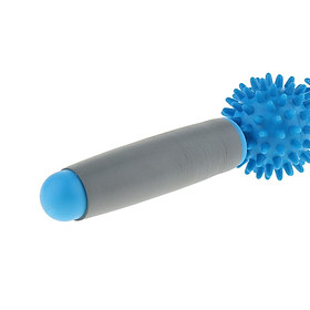 Yoga Massage Stick with 3 Spiky Ball Yoga Pilates Muscle Relieve Release Tool Fitness Equipment with Rubber Handle Roller