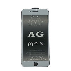 Kính cường lực full nhám chống bám vân tay cho Iphone siêu bền, siêu cứng , ôm sát máy, chống chầy - Hàng chính hãng