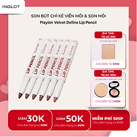 Son Bút Chì Kẻ Viền Môi & Son Môi Inglot Velvet Define Lip Pencil 1.6g