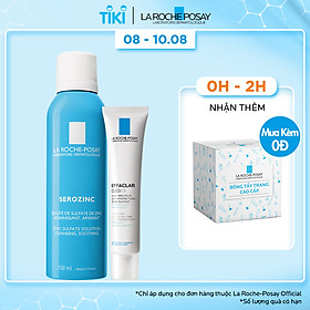Bộ sản phẩm giảm dầu, giảm mụn ngừa thâm hiệu quả sau 12h La Roche-Posay Effaclar Duo+
