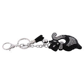 Cute Crystal Lowrie Keychain Key Chain Car Key Ring Handbag Pendant Rhinestone