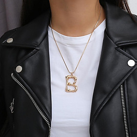 Dainty  Necklace Letters Alphabet Pendant Necklace for Women  Gifts - Gold