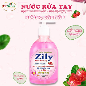 Nước rửa tay Zily 500g hương Dâu Tây