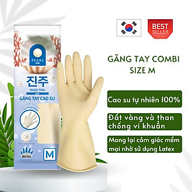Găng tay rửa chén tay lửng Ngọc Trai size M thương hiệu BEIGL Hàn Quốc
