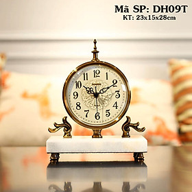 Mua Đồng Hồ Để Bàn Cao Cấp Phong Cách Bắc Âu DH09 - Thiết Kế Nhỏ Gọn  Sang Trọng