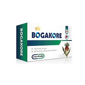 Viên uống bổ gan Bogakore Kingphar, hộp 30v